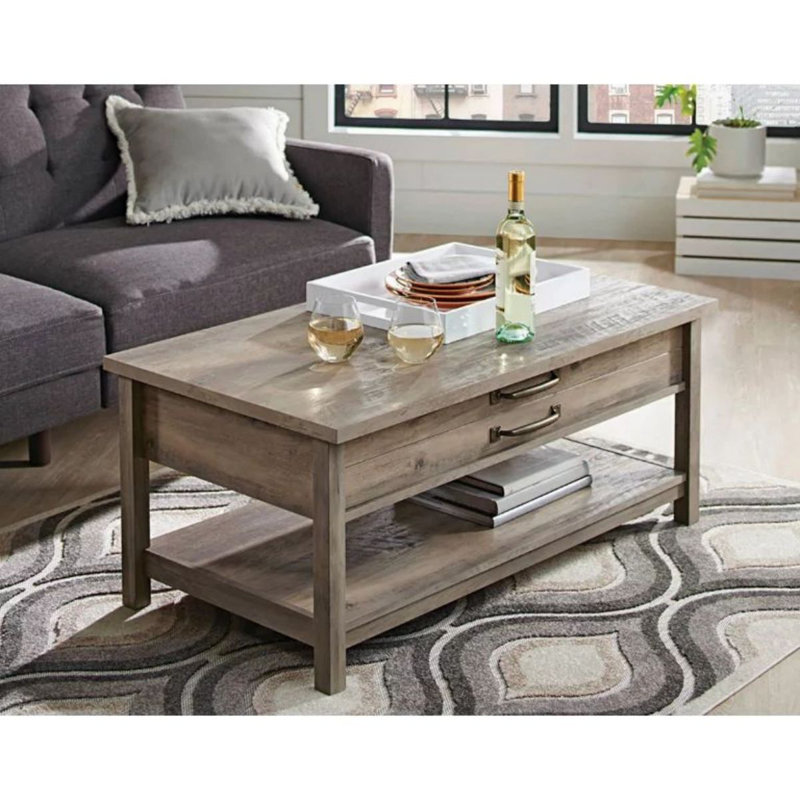 Tevarus Coffee Table, Rustic Gray