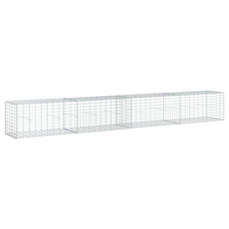 Annot Metal Border Fencing, 50cm H x 400cm W x 50cm D