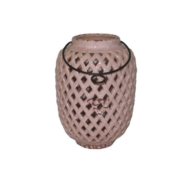 8.07'' H Concrete / Cement Tabletop Lantern