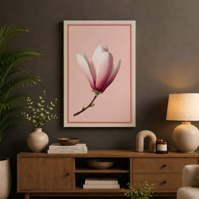 Magnolia Blossom Botanical - Wrapped Canvas