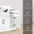 Cannin 45.3" L x 13" W Shampoo Sink with Storage Drawer and Cabinet, Backwash Sink with Faucet Sprayer-342726417