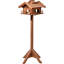 Almaree Wood Pole Decorative Bird Feeder
