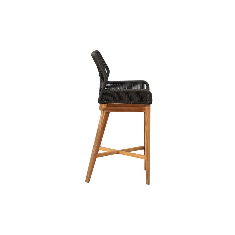 Ensemble de 2 tabourets de bar Beverly, Noir, 26"