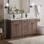 Ensemble de meuble-lavabo double 60 po Jadaya Modern Farmhouse-1354908474-1354908476
