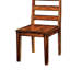 Chaises de salle à manger en bois massif avec finition chêne industriel (style 2 ou 2 avec bordure naturelle)