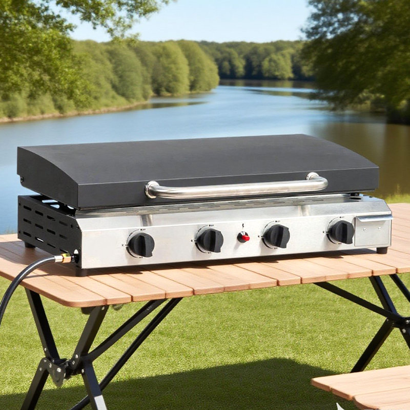 Barbecue portatif à 4 brûleurs 20 000 BTU