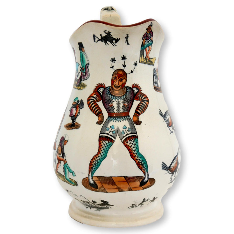 Staffordshire Earthenware Pitcher