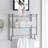 Tulane 2 Piece Metal Tiered Shelf with Towel Bar