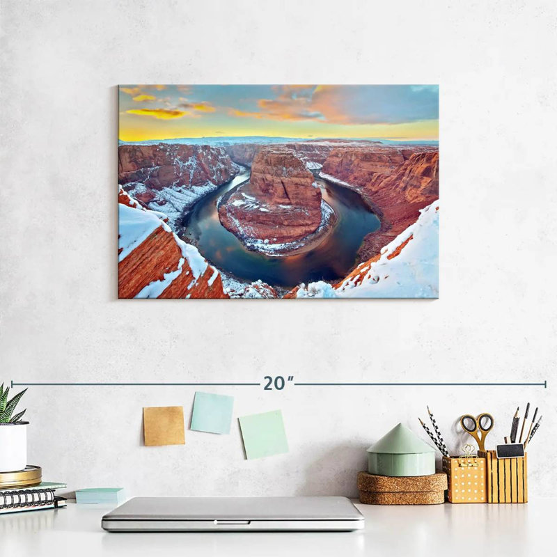 Alvord Horseshoe Bend River, 8" H x 12" W