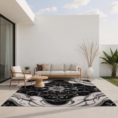 Tapis intérieur et extérieur Granite Shadows