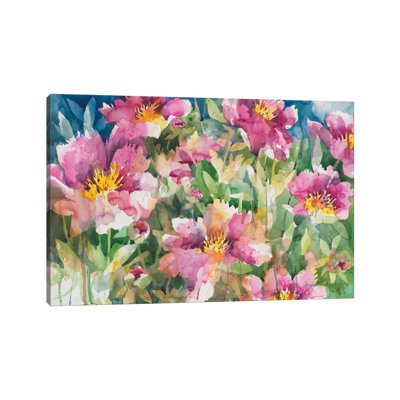 " Peony Personalities " by Annelein Beukenkamp Painting Print