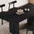 Modern Simple Rectangular Solid Wood Dining Table 6 - Person Double Pedestal Dining Set-101141992