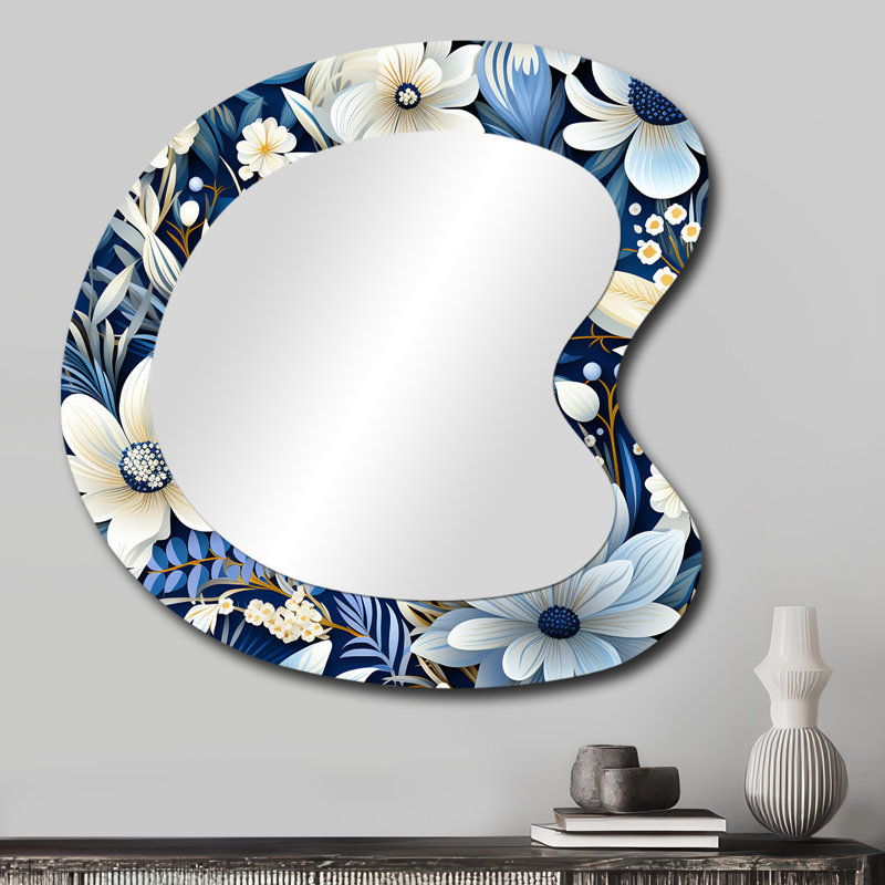 Grand miroir mural Coastal Flora And Fauna, 27 po x 27 po