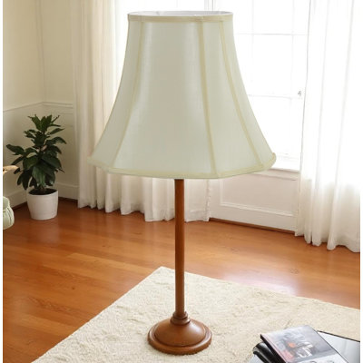 Silk Bell Lamp Shade ( Screw On ) in Cream