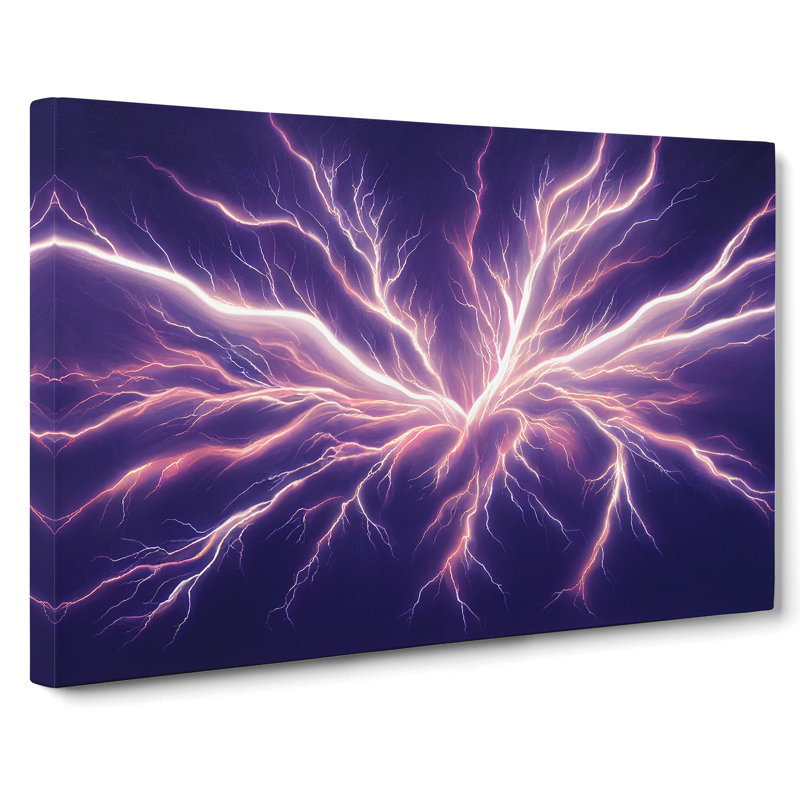 Tremendous Lightning Bolt - Wrapped Canvas, 50cm H x 76cm W x 3cm D