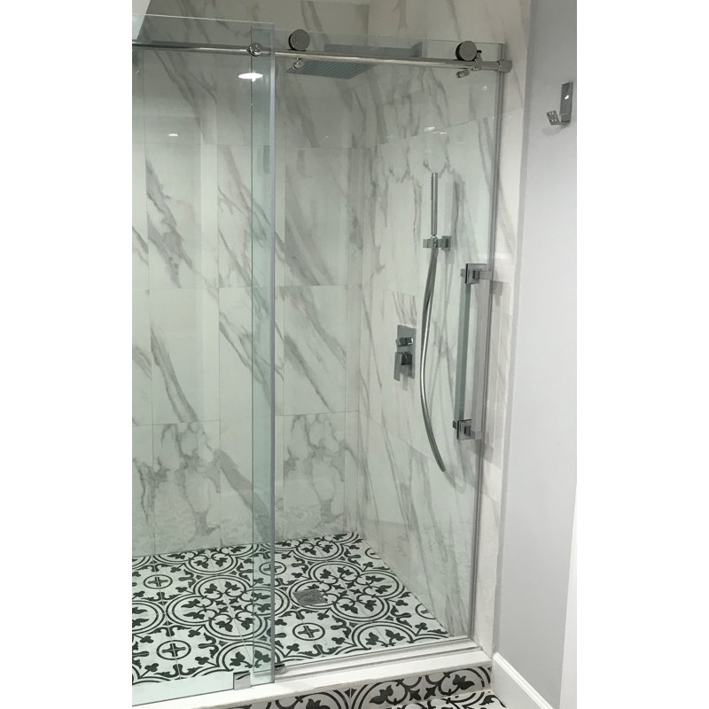 Ritz Back to Back Door Pull, Diamond Chrome