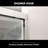 48"Wx 76"H Semi-Frameless Double Sliding Shower Door-111645352