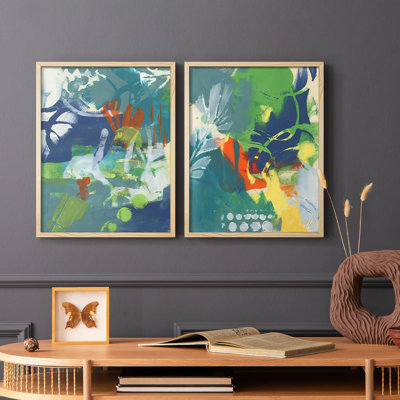 Tropical Graphics I-Premium Framed Print -Ready to Hang - No Nails Required - No Nails Required