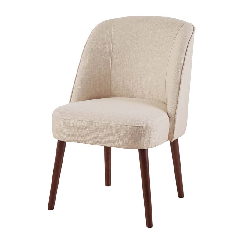 Bexley Rounded Back Dining Chair, Cream