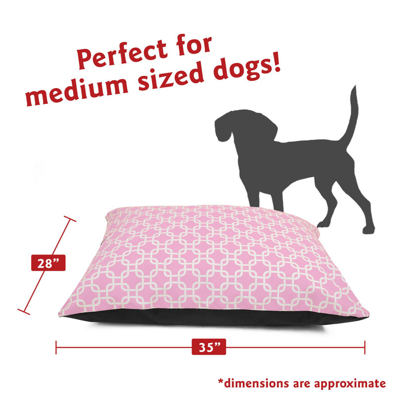 Coussin Super Value, Rose, Moyen (l 35 po x P 28 po x H 7 po)