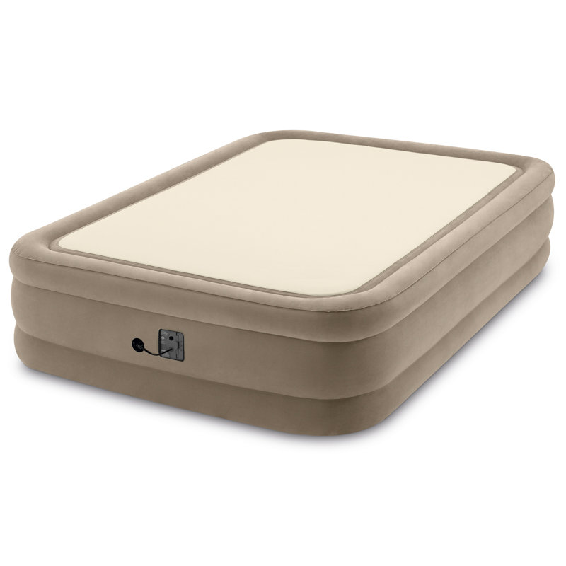 Intex 64477ED Queen Size Thermalux Airbed with Fibre-Tech Technology, Gold