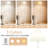 White Pleated Cream Style Floor Lamp With Marble Base And Side Table Iron Linen Shade For Living Room Bedroom