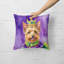 Coussin décoratif King of Mardi Gras English Springer Spaniel-112737307-112737392