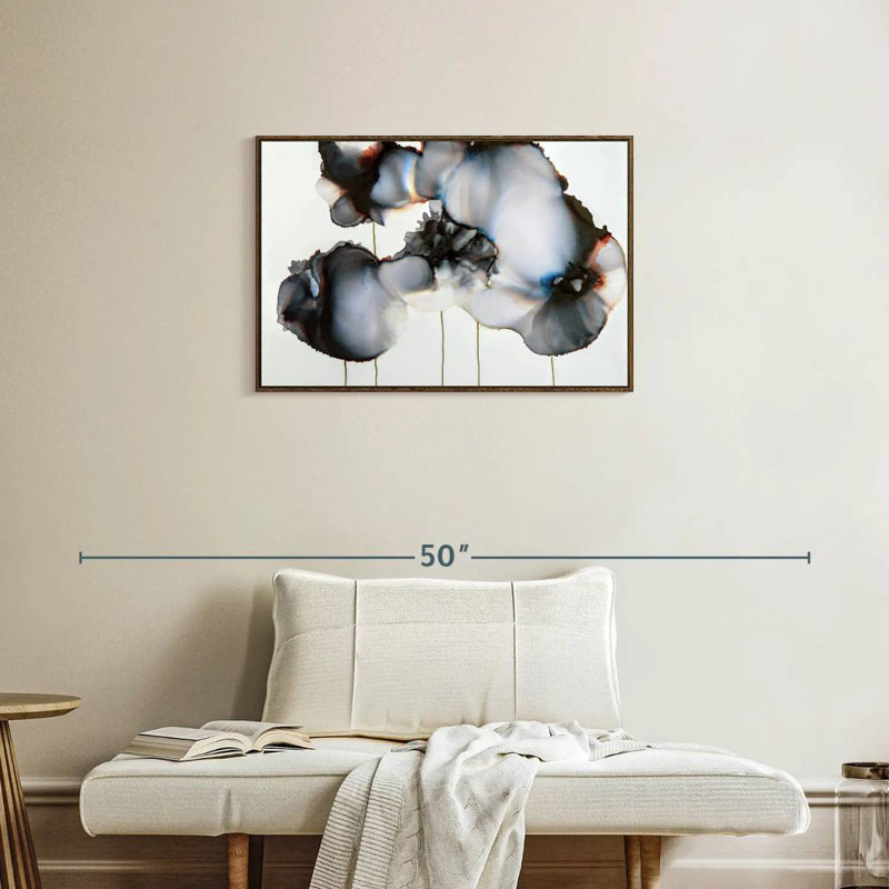 Sonnet noir I, Cadre flottant noyer, 31 po x 21 po