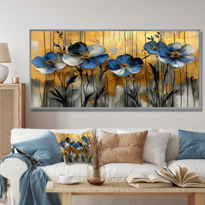Monto - Floral Canvas Art Print
