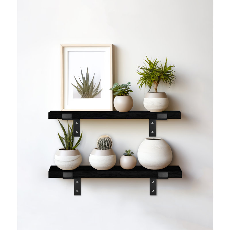 Emerald Lee Bracket Shelf, 1'' H x 17'' W x 6'' D
