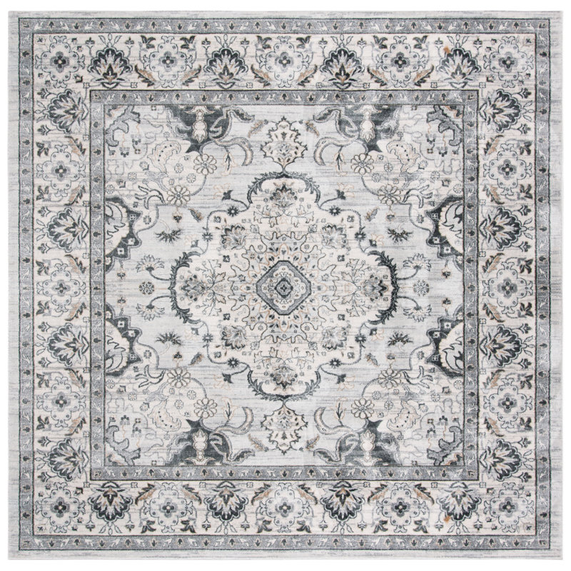 Tapis oriental Delmer Performance, Carré 5 pi 3 po