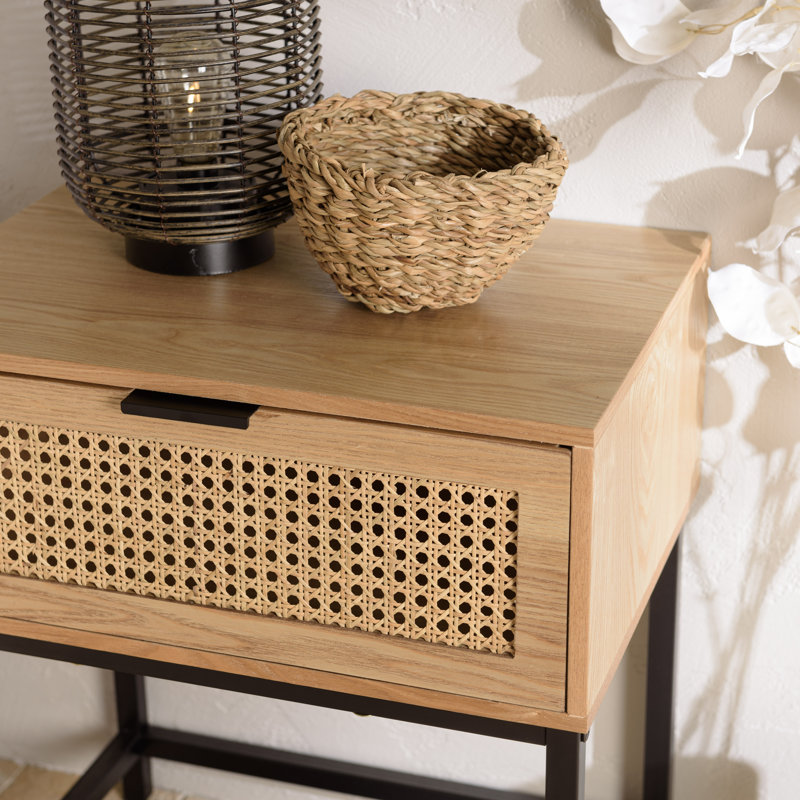 Clairan 48cm W Manufactured Wood Bedside Table