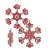 1 " Ceramic Snowflake Ornament