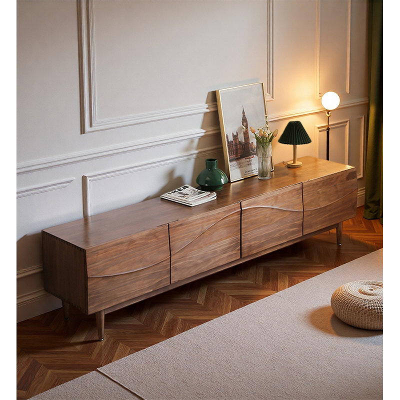 Nordic Solid Wood Multi-Functional TV Stand