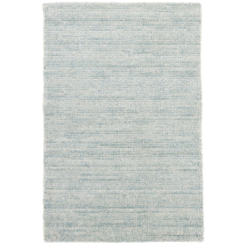 Tapis en viscose / coton tissé à la main Quartz Ocean, Rectangle 3 pi x 5 pi