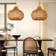 Luminaire suspendu beige à 1 dôme Batcheller-1262682875