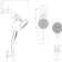 Matte Black Dual Shower Head - 4.7" Showerhead With 8 Modes & Handheld Hose Rain 8 Hand For Comfortable Showering