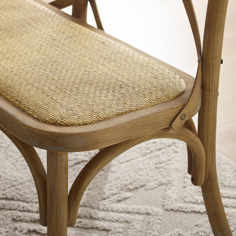 Banc en bois massif Jaylee