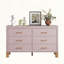 Commode double rose à 6 tiroirs-2119540967