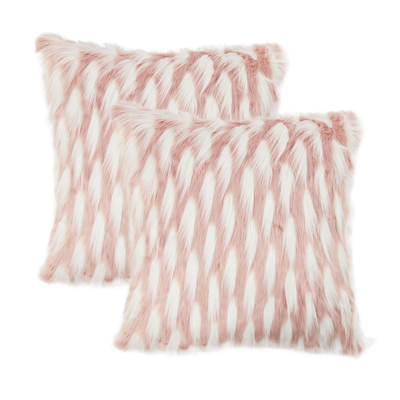 Square Cushion Cover, Pink