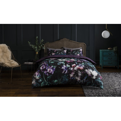 Ellery Cotton Floral Duvet Cover Set with Pillowcases