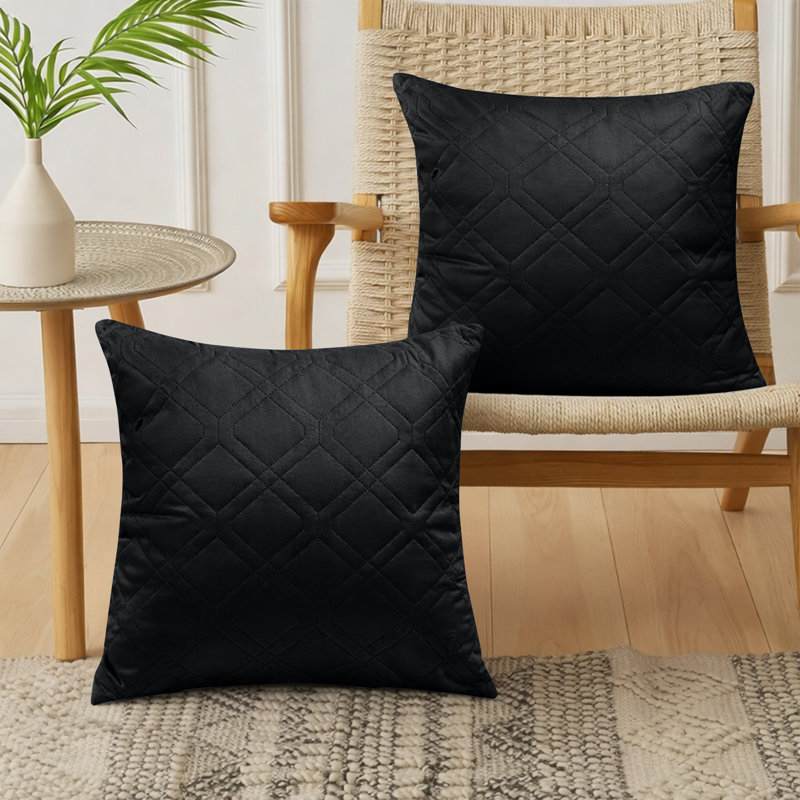 Square Cushion, Black