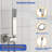 10" Pressure Balanced Rain Shower System With Handheld Spray-113914483