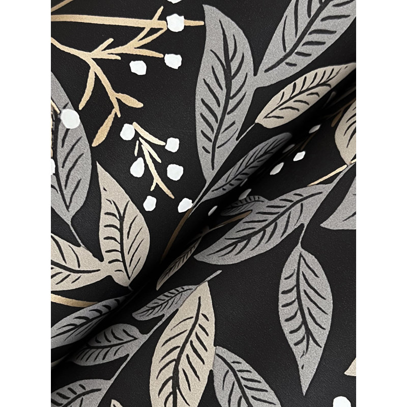 Papier peint Willowberry, Noir