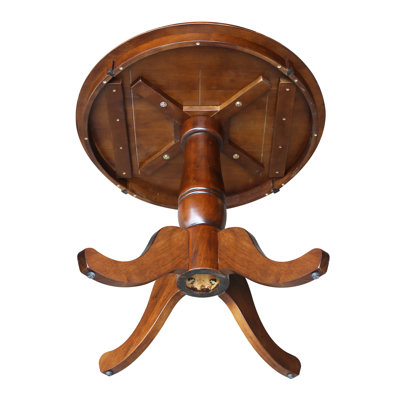 Solid Wood Pedestal Dining Table