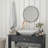 Adarius Accent Wall Mount Mirror with Aluminum Frame - Round Wall Mirror-666078763-666078764
