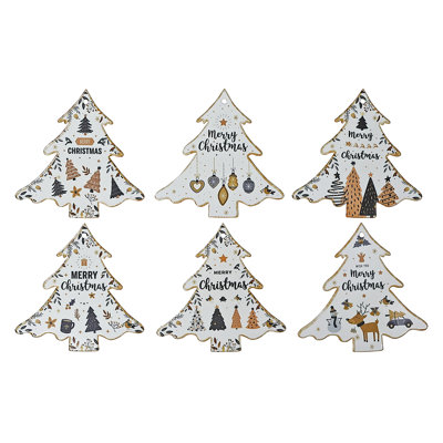 Ceramic 6 Piece Trivet Set