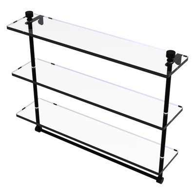 Ballenas 3 Piece Tiered Shelf with Towel Bar