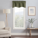 Kendall Solid Scalloped Window Valance