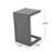 ALU C-SHAPED TABLE GREY-550549979